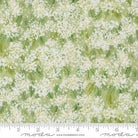Sweet Cecily Queen Anne Florals Bud Green - 24642 12 - Moda Fabrics - Nebraska Quilt Company - F251389