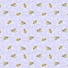 Sweet Honey Bee Bees Purple - W115 - 009 - 427 - White Owl - Nebraska Quilt Company - F260419