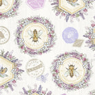Sweet Honey Bee Medallions Multi - W115 - 003 - 024 - White Owl - Nebraska Quilt Company - F260414