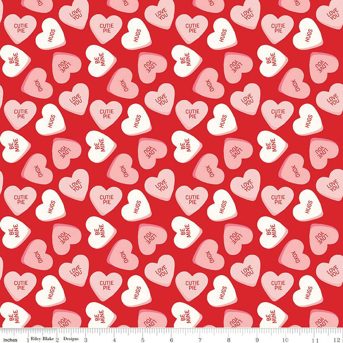 Sweetheart Main Red - C15500 - RED - Riley Blake Designs - Nebraska Quilt Company - F09733