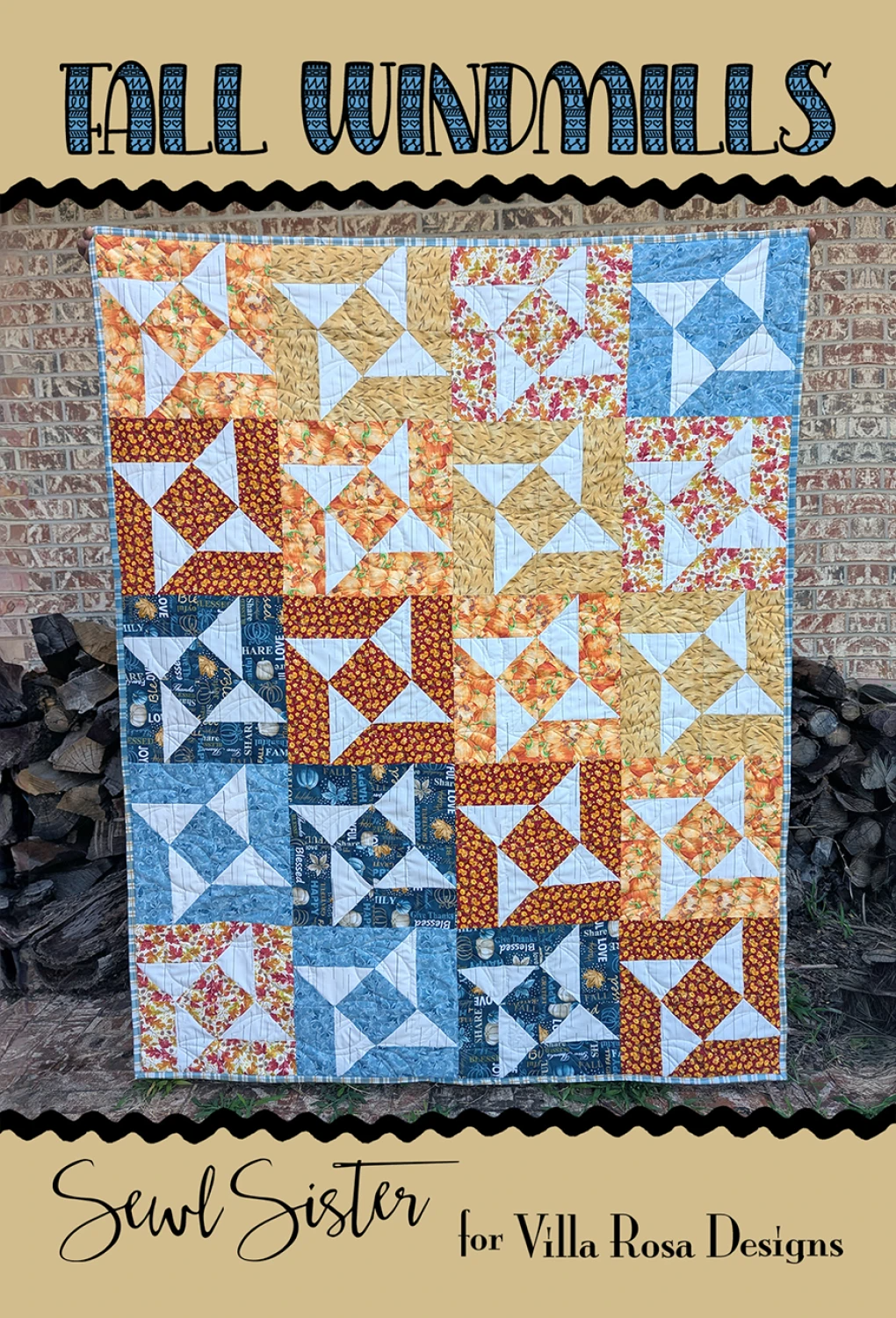 Tall Windmills Quilt Pattern - Nebraska Quilt Company - PUB260368