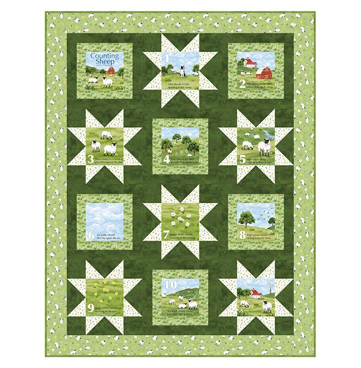 Ten Wooly Sheep Quilt Pattern - Nebraska Quilt Company - PUB250465