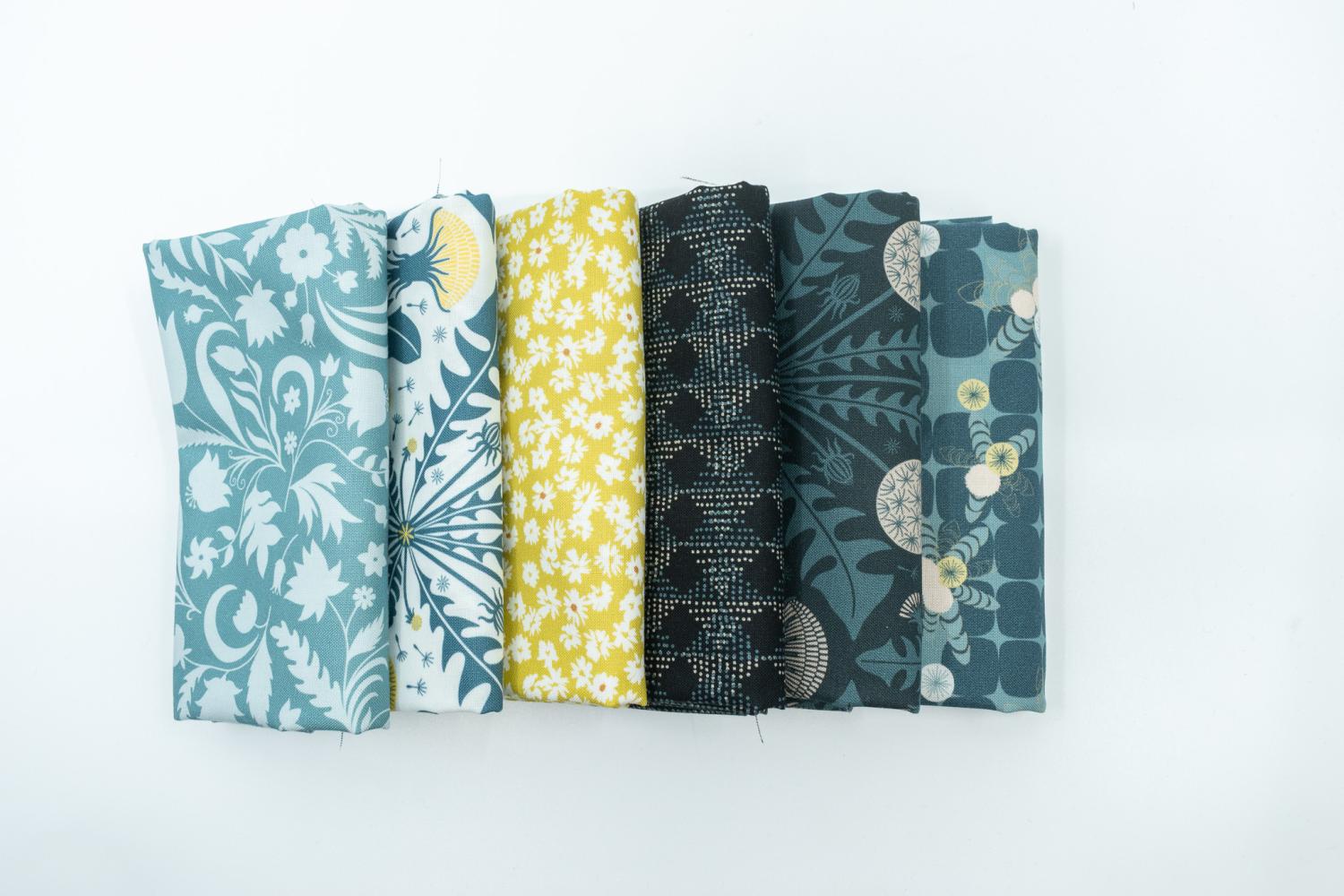 Tender Half Yard Bundles Multi 6 Pieces - Nebraska Quilt Company - Tender Half Yard Bundles Multi 6 Pieces