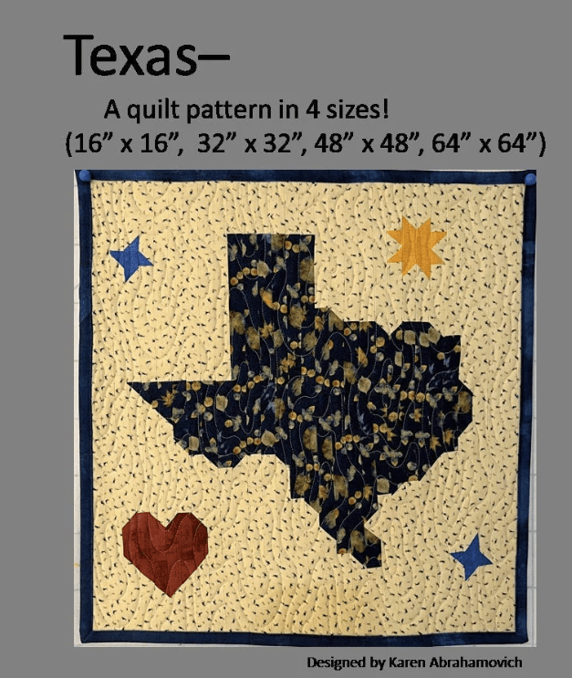 Texas Quilt Pattern - Nebraska Quilt Company - PUB07943
