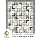 The Maze Quilt Kit featuring Great Journey Fabrics - Nebraska Quilt Company - K260156