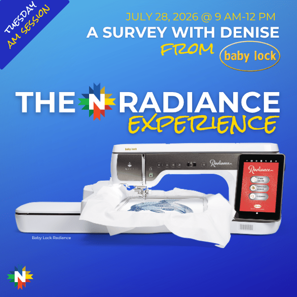 The NQC Radiance Event - Apply Today - July 28th - AM Session - Nebraska Quilt Company - EVE261395