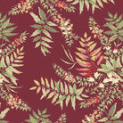 The Seamstress Fern Cranberry - 1 Yard Cut - Verified! - Nebraska Quilt Company - PC84136