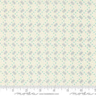 Time And Again Zigzag Blenders Dot Geometry Natural Flour Aqua Multi - 23367 21 - Moda Fabrics - Nebraska Quilt Company - F2400355