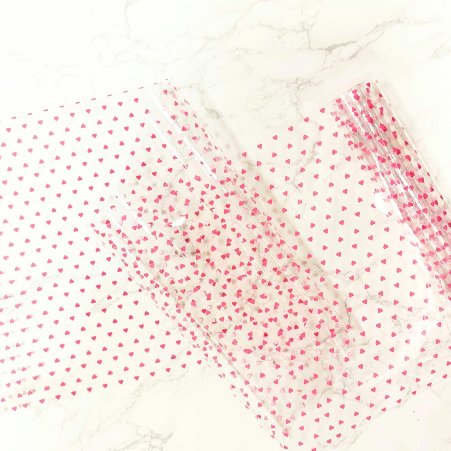 Tiny Hearts Clear Vinyl TPU - Nebraska Quilt Company - N2501933
