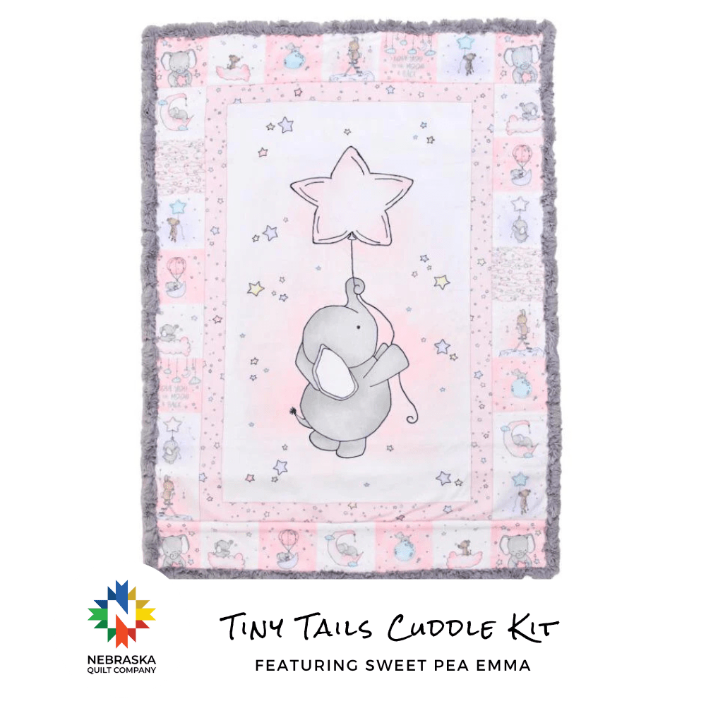 Tiny Tails Cuddle Kit Sweet Pea Emma - Nebraska Quilt Company - K250410