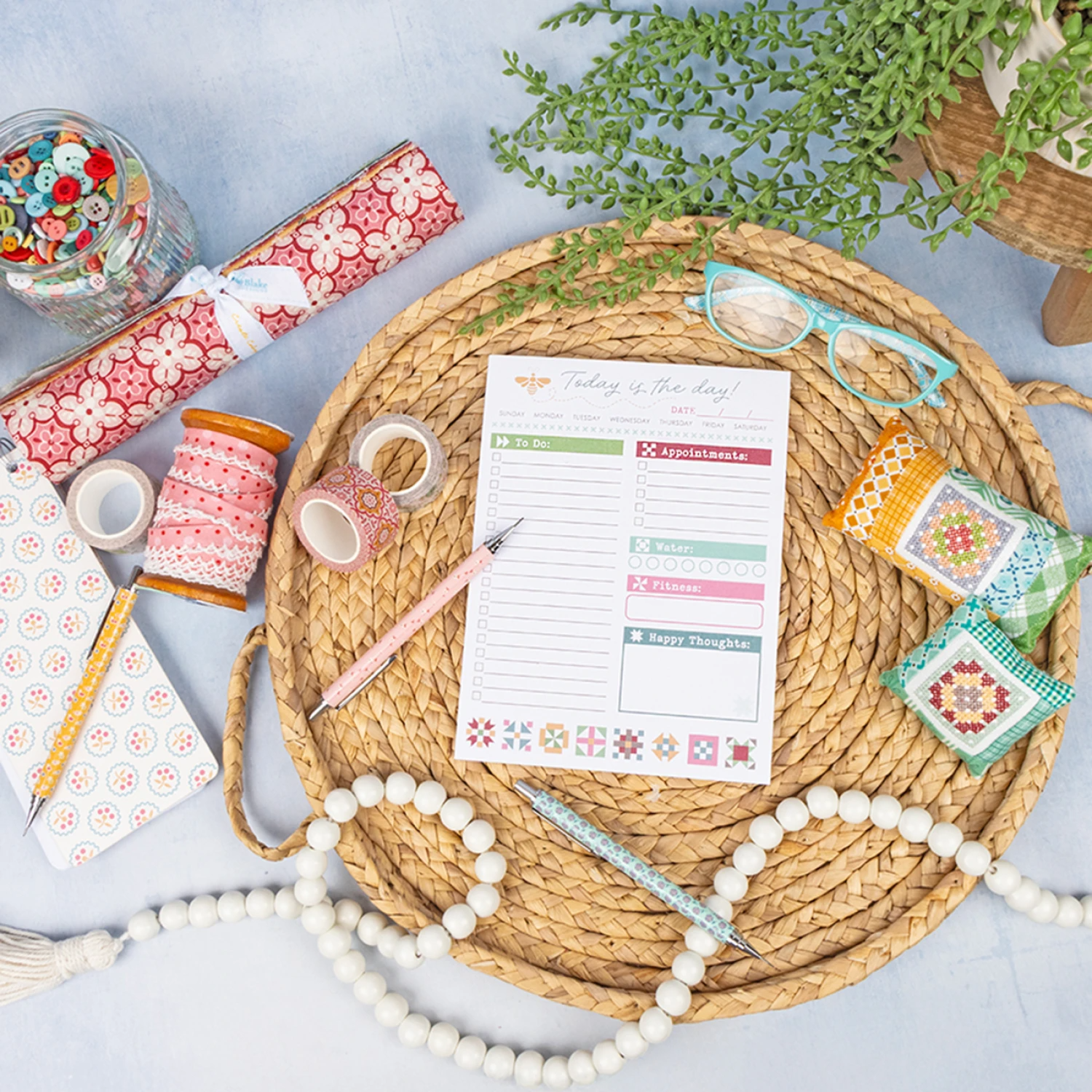 Today is the Day Notepad - Nebraska Quilt Company - N260347