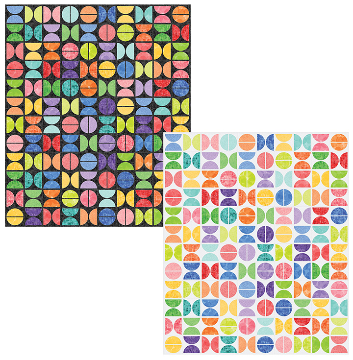 Tonal Trios Slices Pattern - Nebraska Quilt Company - PUB07617