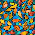 Tree of Life Leaves Blue - 30927 - B - QT Fabrics - Nebraska Quilt Company - F2403076