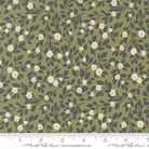 True Love Daydream Posies Fern Dark Green - 5261 15 - Moda Fabrics - Nebraska Quilt Company - F261437