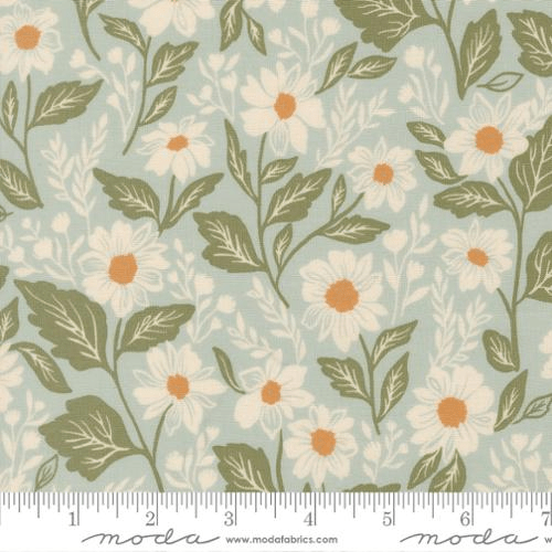 True Love Robins Egg Aqua Teal - 5260 14 - Moda Fabrics - Nebraska Quilt Company - F261406