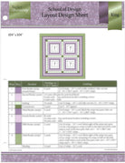 Tucker School of Design Layout Design Sheet King - Nebraska Quilt Company - PUB261452