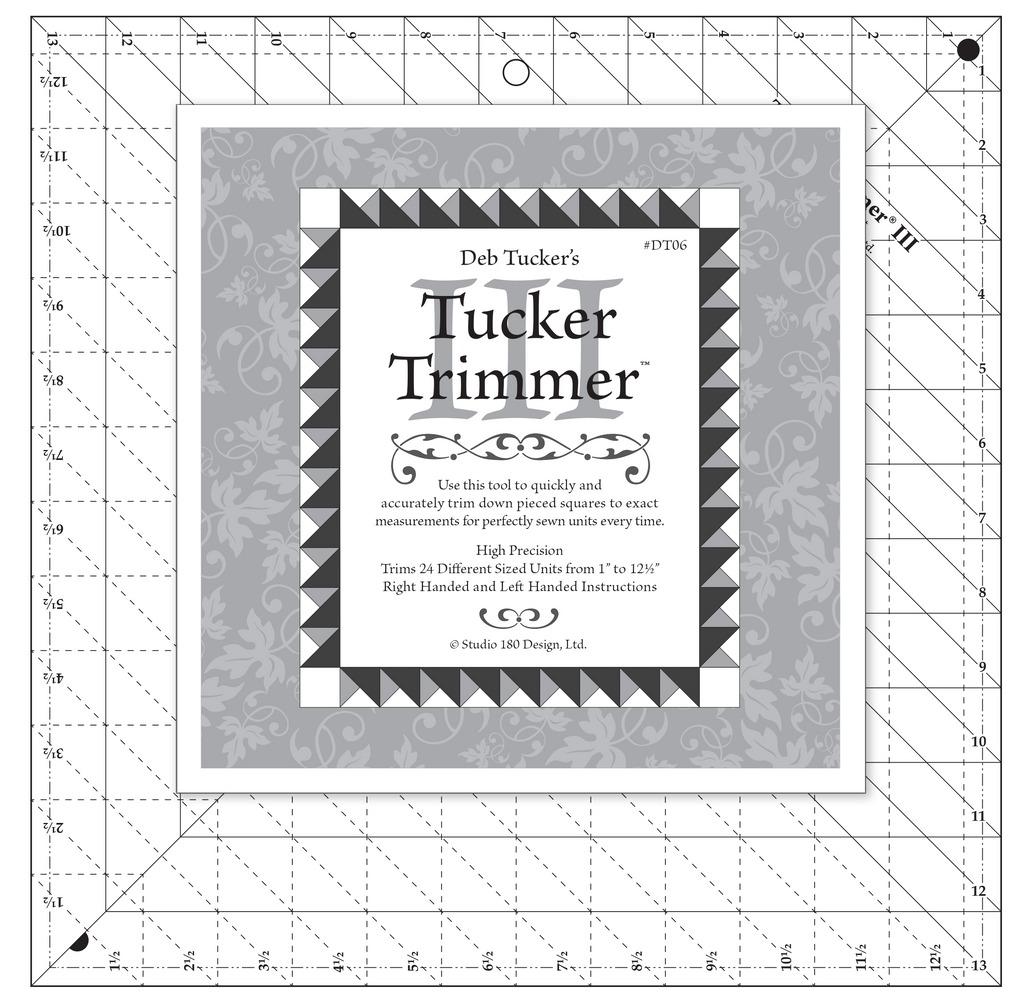 Tucker Trimmer III Ruler - Nebraska Quilt Company - N13959