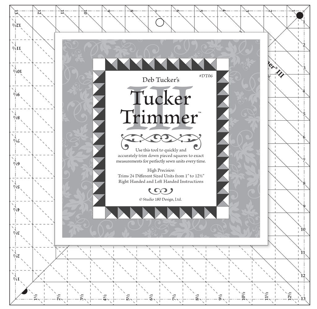 Tucker Trimmer III Ruler - Nebraska Quilt Company - N13959