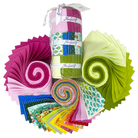 Tula Pink Glowy 2.5" Strips 3 Pack Multi 63 Pieces - Nebraska Quilt Company - PC09711