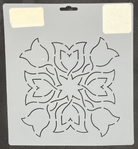 Tulip Fantasy 7in Stencil - Nebraska Quilt Company - N12592