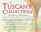 Tuscany Bleached Cotton Batting 72" X 96" Twin - Nebraska Quilt Company - NB00023