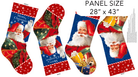 'Twas The Night Before Christmas Stocking Indigo Multi - Nebraska Quilt Company - PAN09022