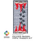 Twister Gnomes Table Runner Kit Featuring Batiks - Nebraska Quilt Company - K260459