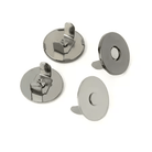 Two Magnetic Snaps 3/4" Gunmetal - Nebraska Quilt Company - N261982