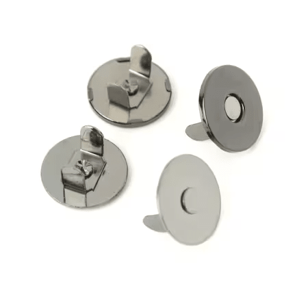 Two Magnetic Snaps 3/4" Gunmetal - Nebraska Quilt Company - N261982