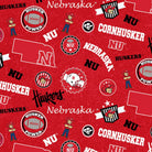 University of Nebraska Home State - NE1208 - Sykel Enterprises - Nebraska Quilt Company - F83441