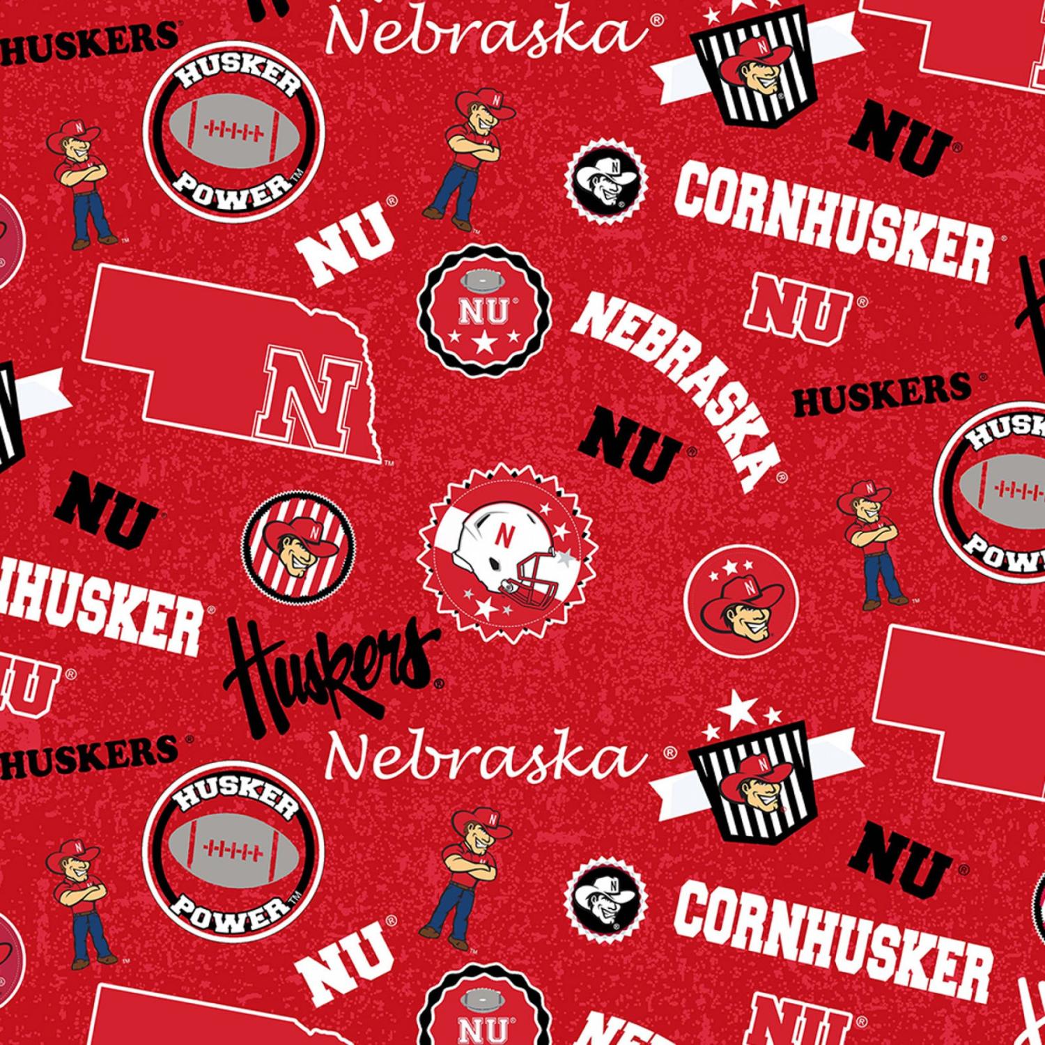 University of Nebraska Home State - NE1208 - Sykel Enterprises - Nebraska Quilt Company - F83441