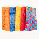 Various Batiks Half Yard Bundle Multi v.3 6 Pieces - Nebraska Quilt Company - PC251271