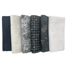Various Cotton Half Yard Bundle Black White Gray 6 Pieces - Nebraska Quilt Company - PC260657