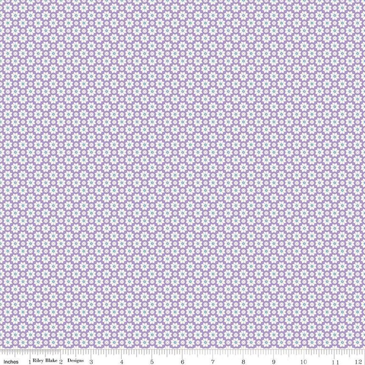 Vibrance Flowers Lilac - C15953 - LILAC - Riley Blake Designs - Nebraska Quilt Company - Vibrance Flowers Lilac - C15953 - LILAC - Riley Blake Designs