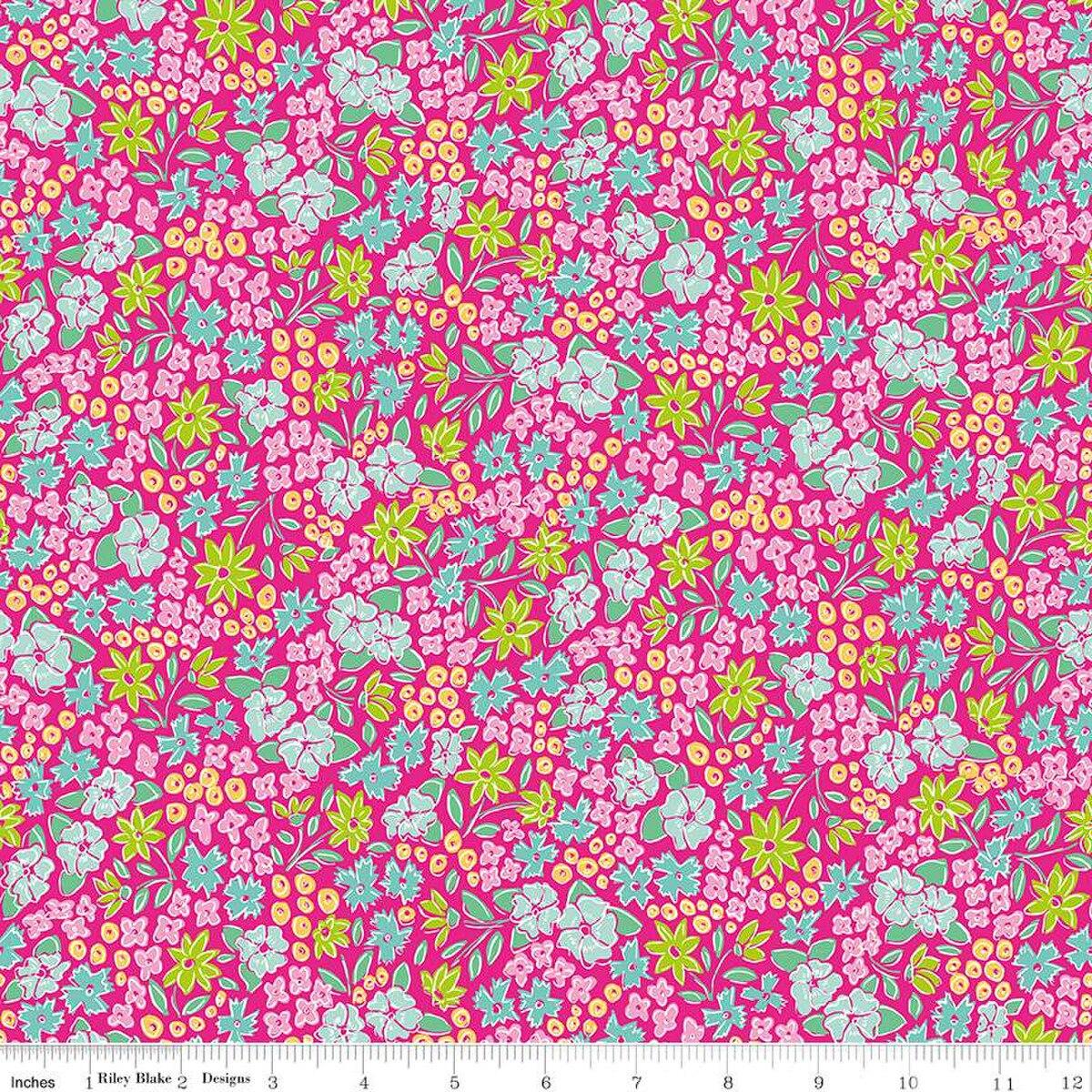 Vibrance Main Super Pink - C15950 - SUPERPINK - Riley Blake Designs - Nebraska Quilt Company - Vibrance Main Super Pink - C15950 - SUPERPINK - Riley Blake Designs