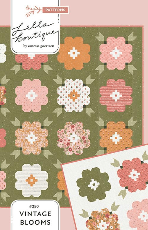 Vintage Blooms Quilt Pattern - Nebraska Quilt Company - PUB2501708