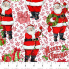 Vintage Christmas Santa Lights White & Red - DP28164 - 24 - Northcott Fabrics - Nebraska Quilt Company - F2402220