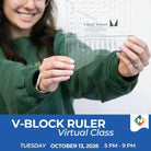Virtual V-Block Ruler Tuesday October 13th, 2026 - Nebraska Quilt Company - EVE261834