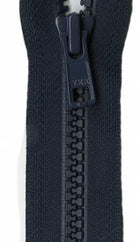 Vislon Closed Bottom Zipper 7" Navy - Nebraska Quilt Company - N2401631