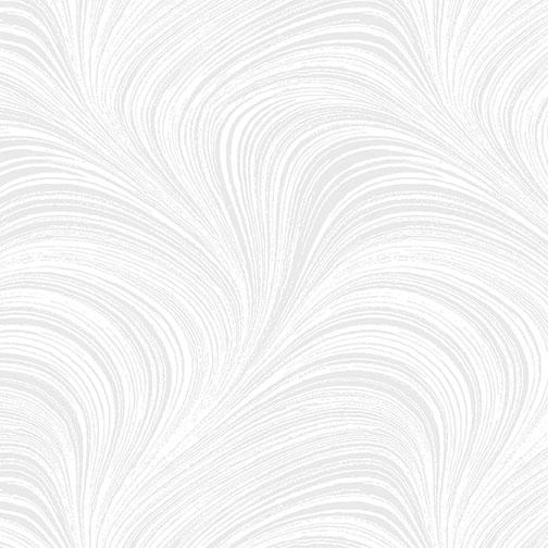 Wave Texture White - 1 Yard Cut - Verified! - Nebraska Quilt Company - F2400935