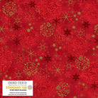 We Love Christmas Balls & Snowflakes Metallic Red - 4592M - 400 - Blank Quilting - Nebraska Quilt Company - F2403013