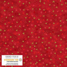 We Love Christmas Hearts Metallic Red/Gold - 4592M - 405 - Blank Quilting - Nebraska Quilt Company - F2403043