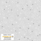 We Love Christmas Stars & Snowflakes Metallic Gray - 4592M - 902 - Blank Quilting - Nebraska Quilt Company - F2403051