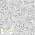 We Love Christmas Stars & Snowflakes Metallic Gray - 4592M - 903 - Blank Quilting - Nebraska Quilt Company - F2403034