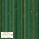 We Love Christmas Stripe Metallic Green - 4592M - 806 - Blank Quilting - Nebraska Quilt Company - F2403057