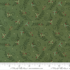 When Snow Falls Tossed Greenery Evergreen - 56175 17 - Moda Fabrics - Nebraska Quilt Company - F261762