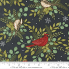 When Snow Falls Winter Birds Night Sky - 56170 13 - Moda Fabrics - Nebraska Quilt Company - F261731