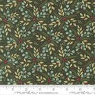 When Snow Falls Winter Greenery Holly - 56174 16 - Moda Fabrics - Nebraska Quilt Company - F261758
