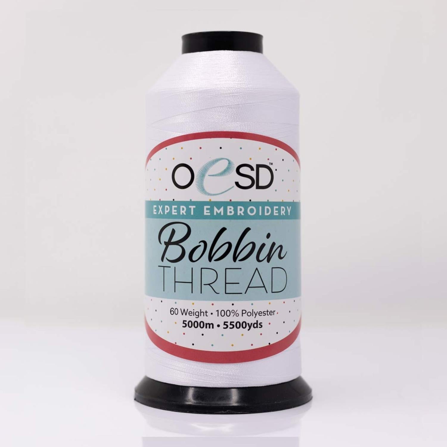 White 60wt OESD Bobbin Thread - Nebraska Quilt Company - N07167
