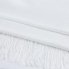 White Pashmina Scarf - Nebraska Quilt Company - N2501547